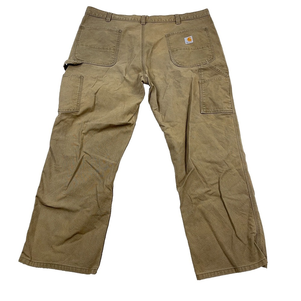 Carhartt Pants Men 42x30 Carpenter Duck Canvas Baggy Faded Distressed Relaxed